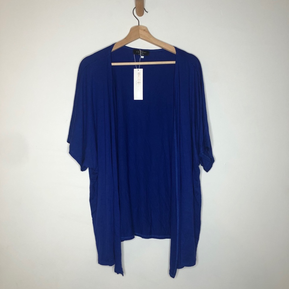 MBJ Womens Short Sleeve Dolman Cardigan XXL